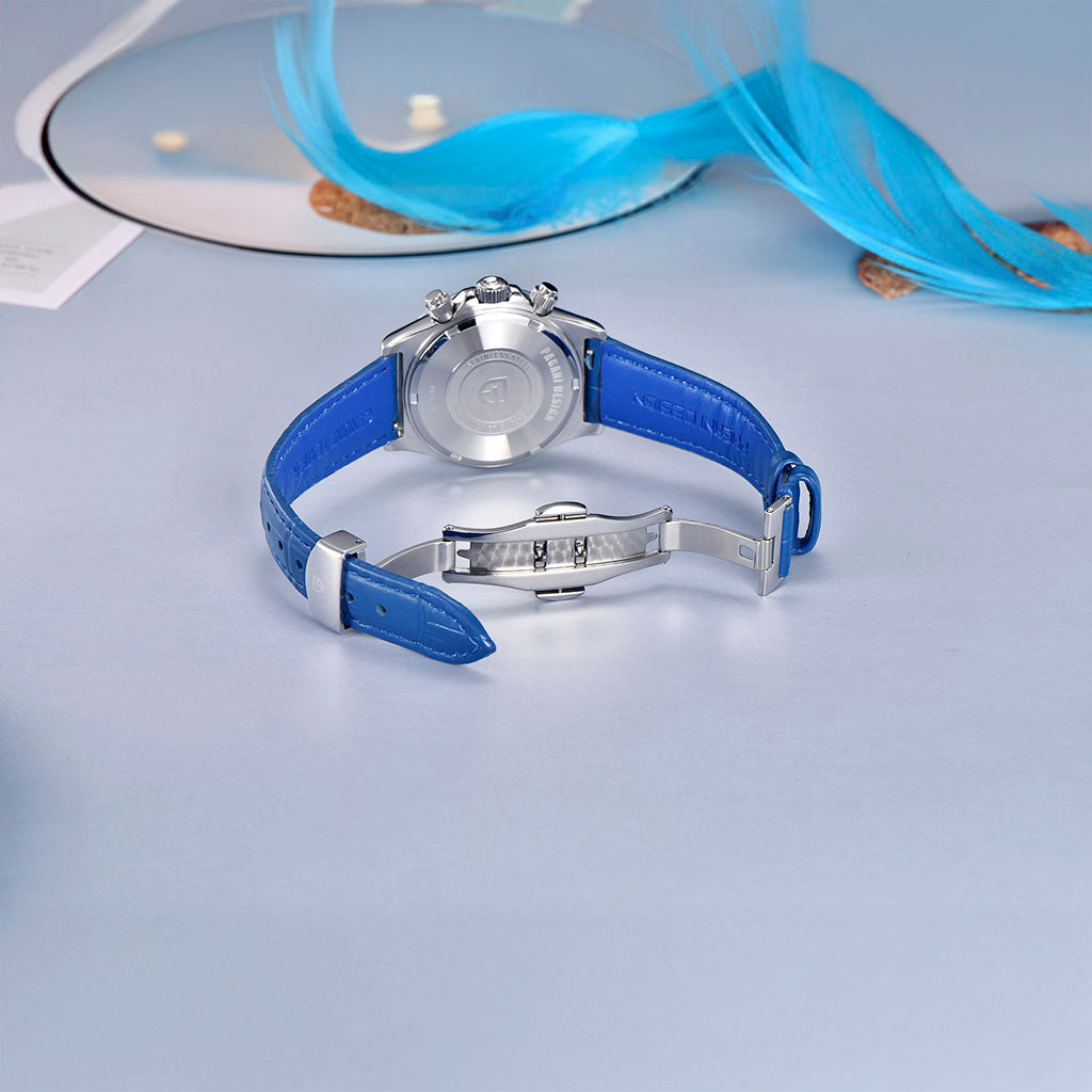 Relógio Feminino Pagani Design Daisy Blue - Pagani Design