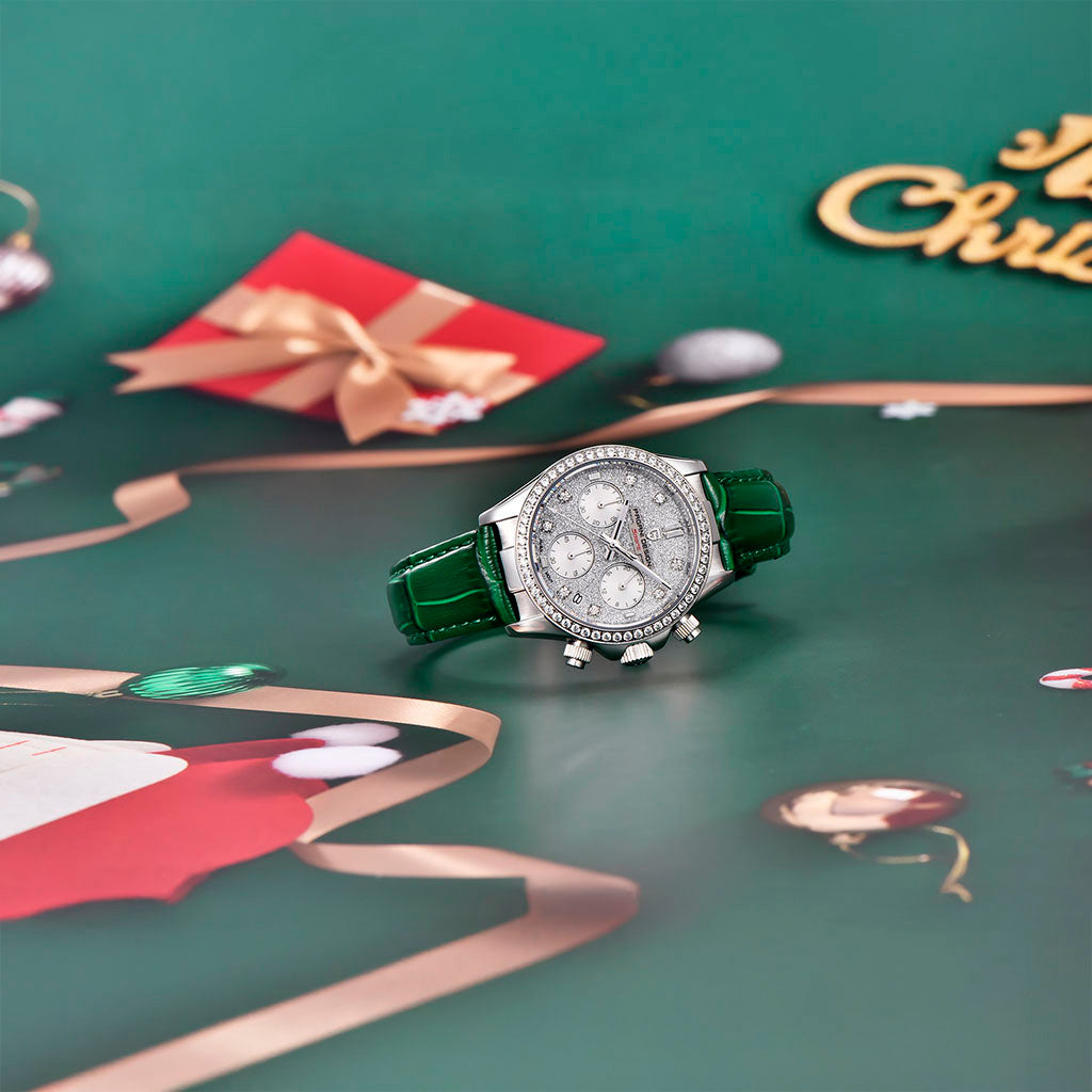 Relógio Feminino Pagani Design Daisy Green - Pagani Design