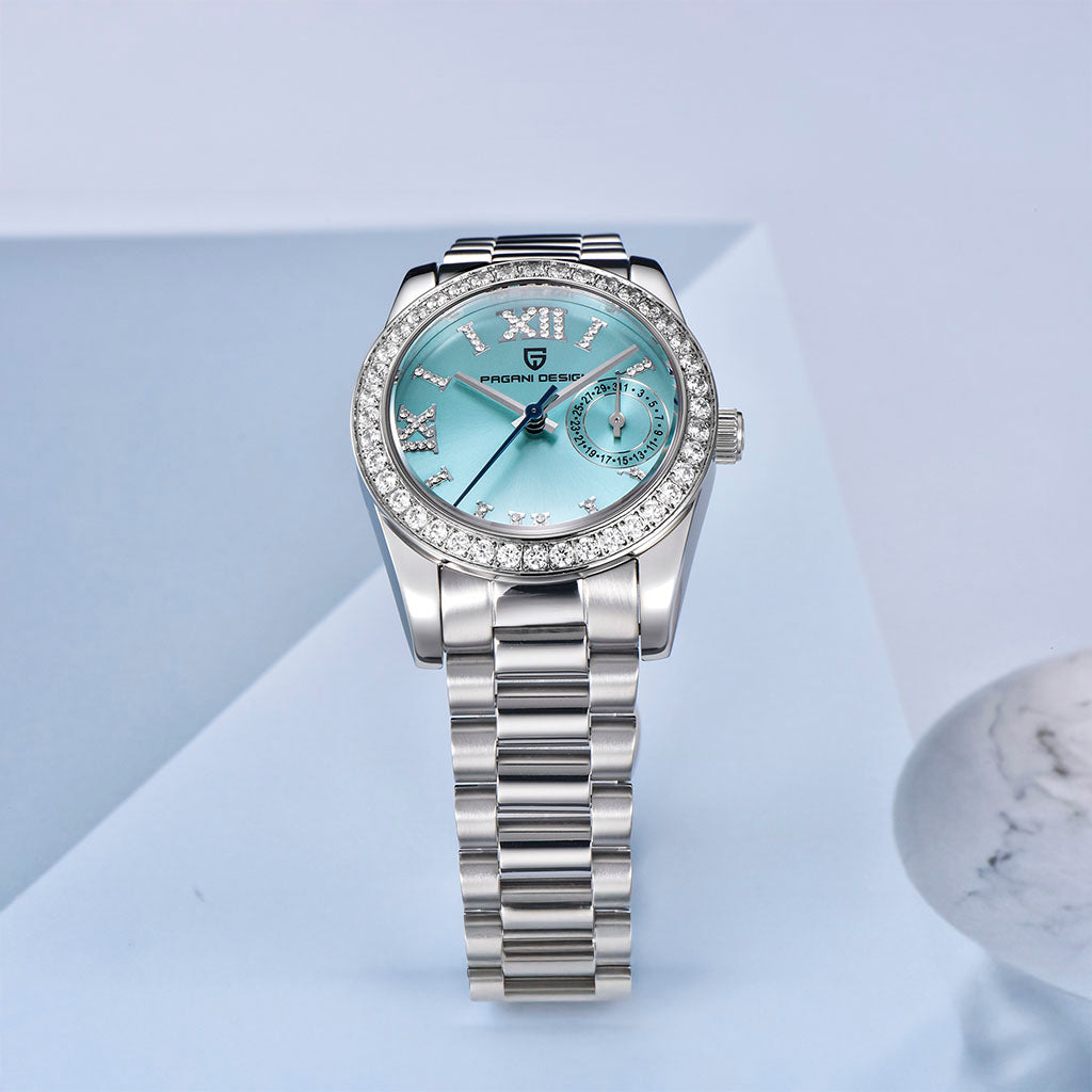 Relógio Feminino Pagani Design Lily Blue - Pagani Design