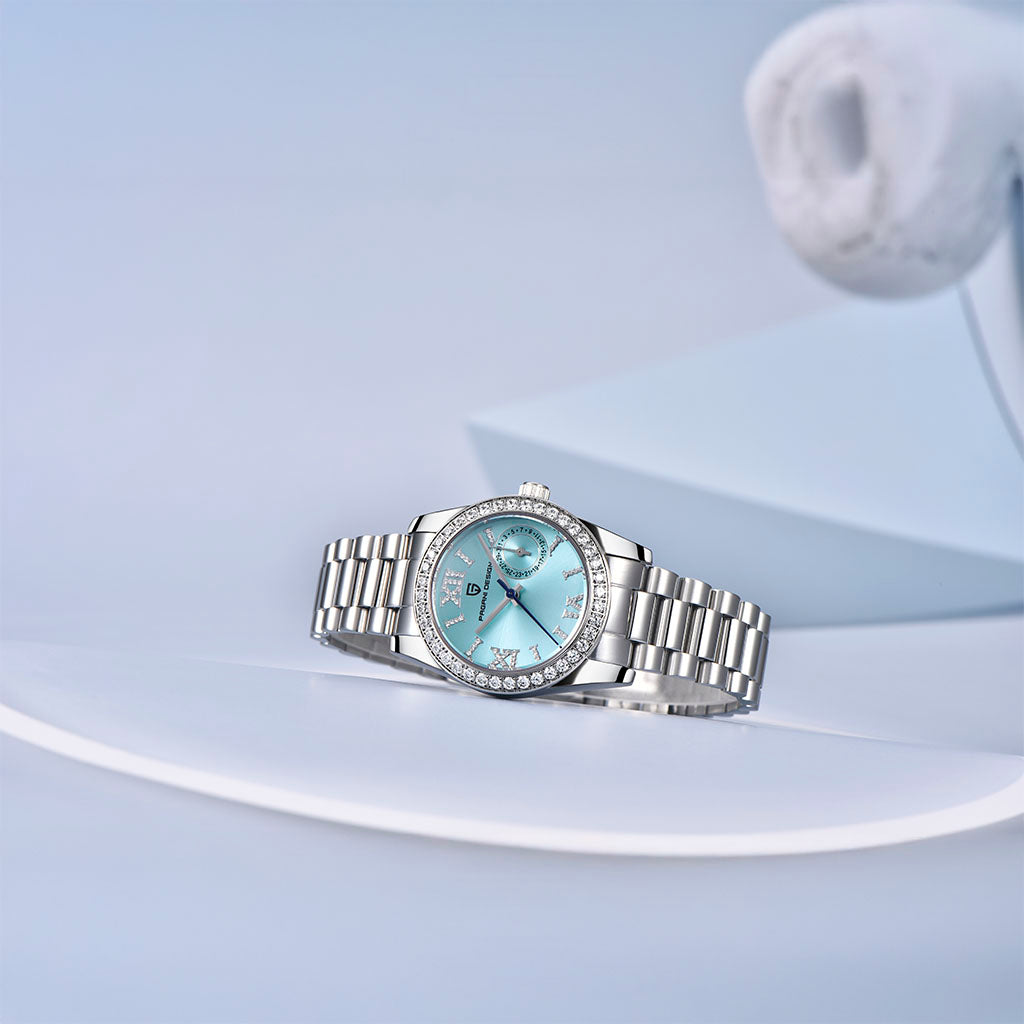Relógio Feminino Pagani Design Lily Blue - Pagani Design