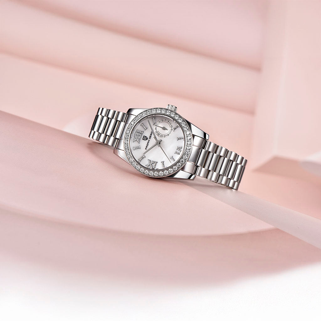 Relógio Feminino Pagani Design Lily White - Pagani Design