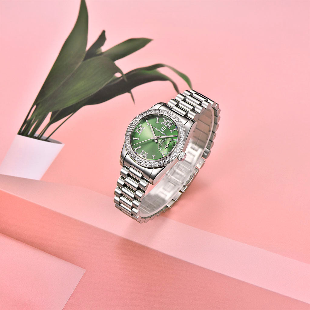 Relógio Feminino Pagani Design Lily Green - Pagani Design