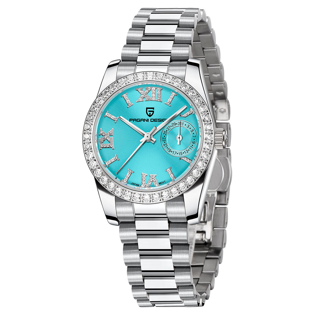 Relógio Feminino Pagani Design Lily Blue - Pagani Design