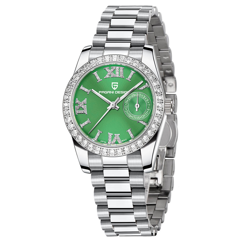 Relógio Feminino Pagani Design Lily Green - Pagani Design