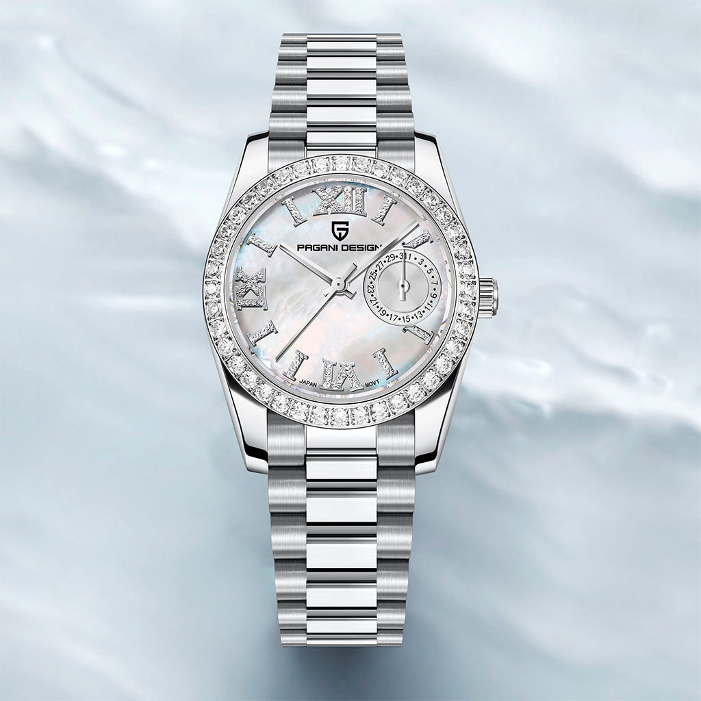 Relógio Feminino Pagani Design Lily White - Pagani Design