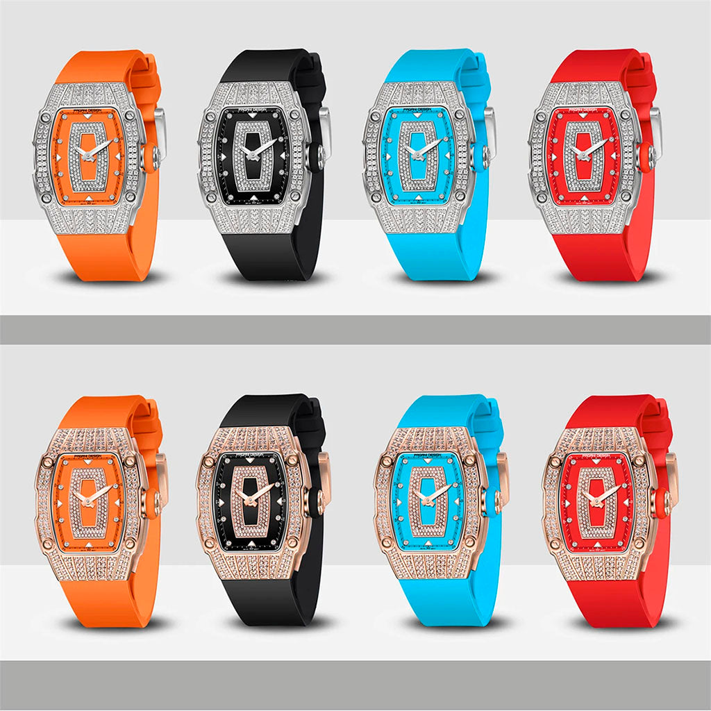 Relógio Feminino Pagani Design Marigold Blue Silver - Pagani Design