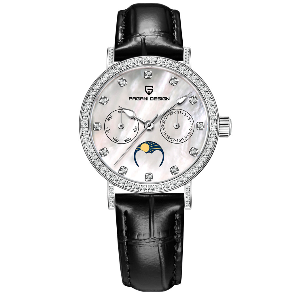 Relógio Feminino Pagani Design Orchid Black - Pagani Design