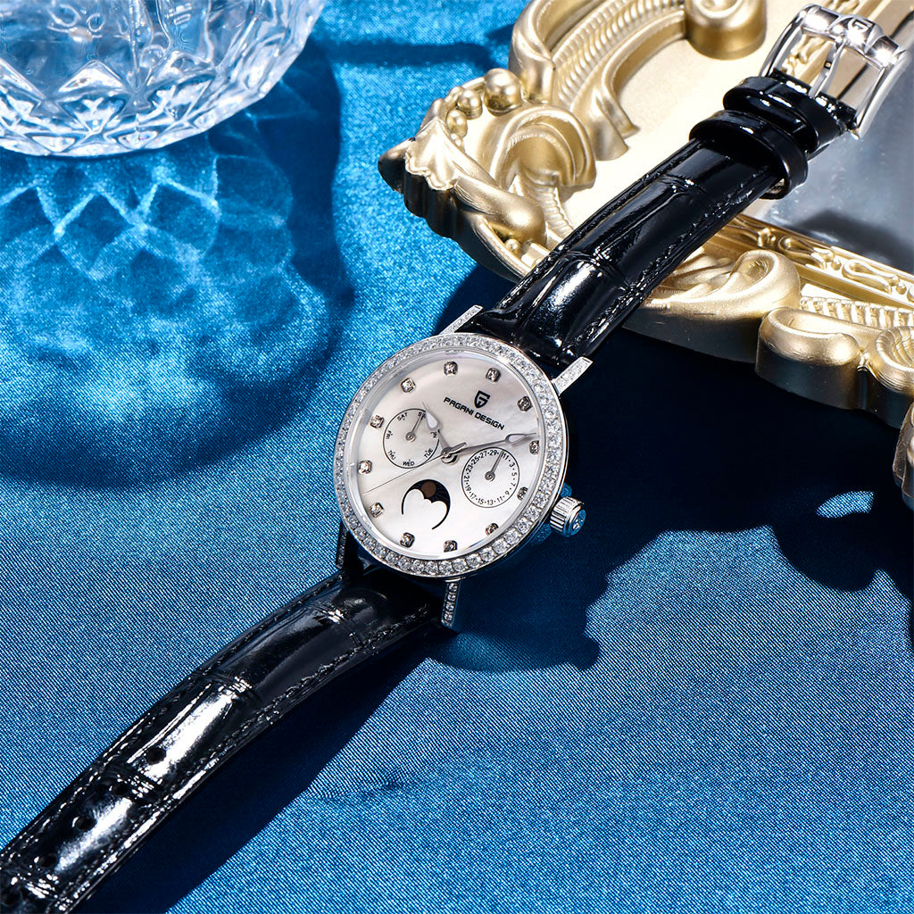 Relógio Feminino Pagani Design Orchid Black - Pagani Design