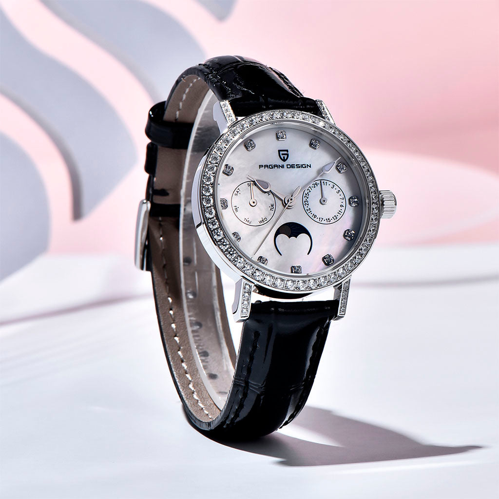 Relógio Feminino Pagani Design Orchid Black - Pagani Design