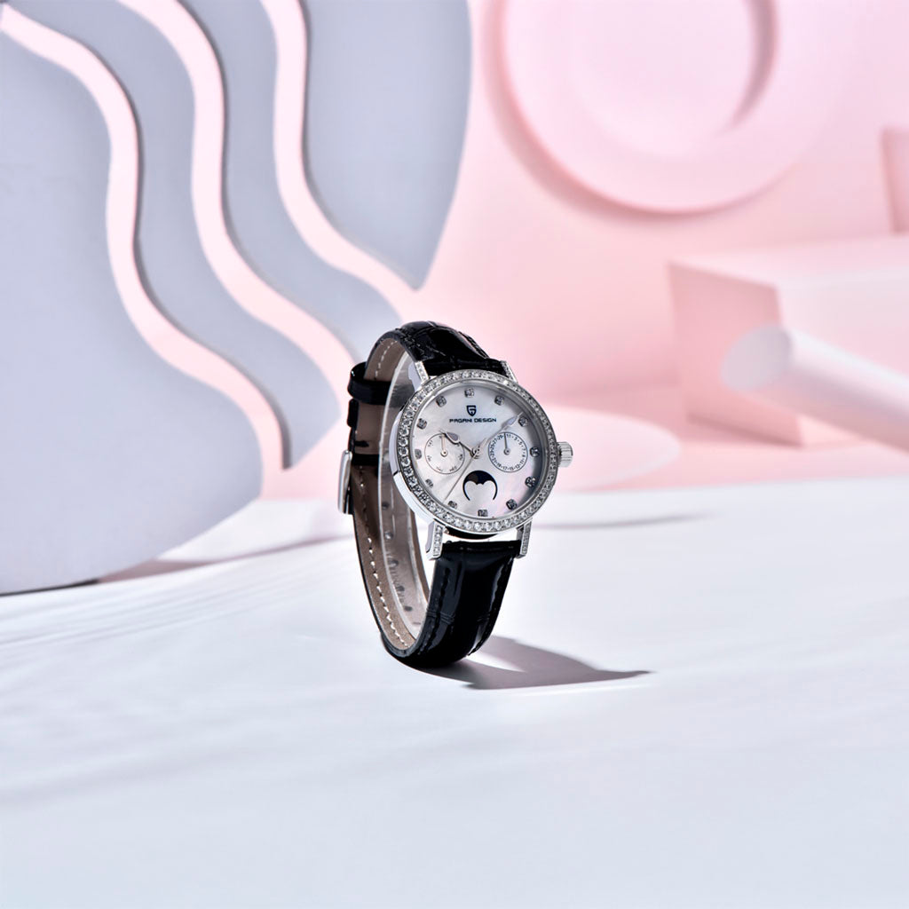 Relógio Feminino Pagani Design Orchid Black - Pagani Design