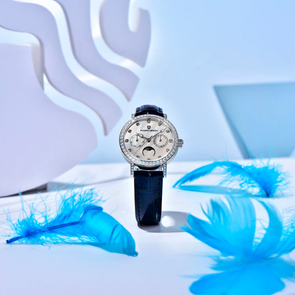 Relógio Feminino Pagani Design Orchid Blue - Pagani Design