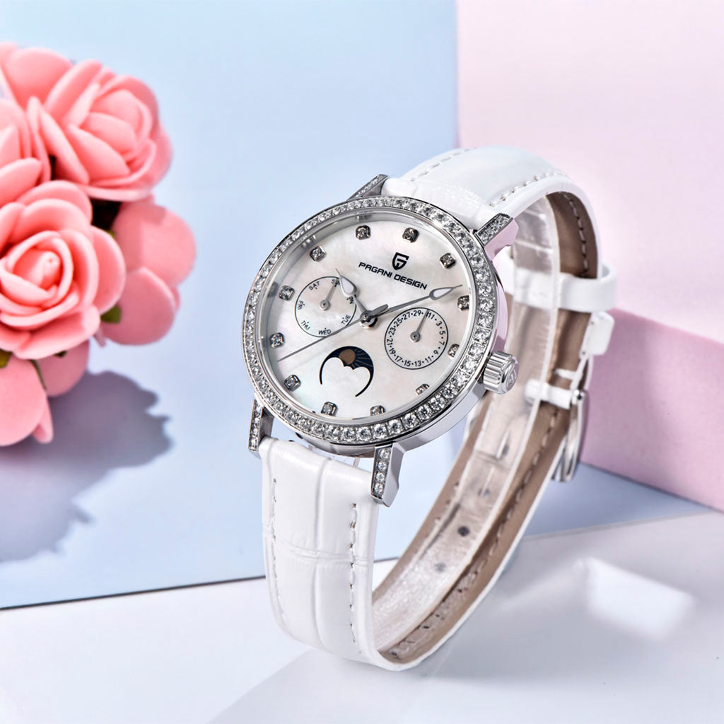 Relógio Feminino Pagani Design Orchid White - Pagani Design