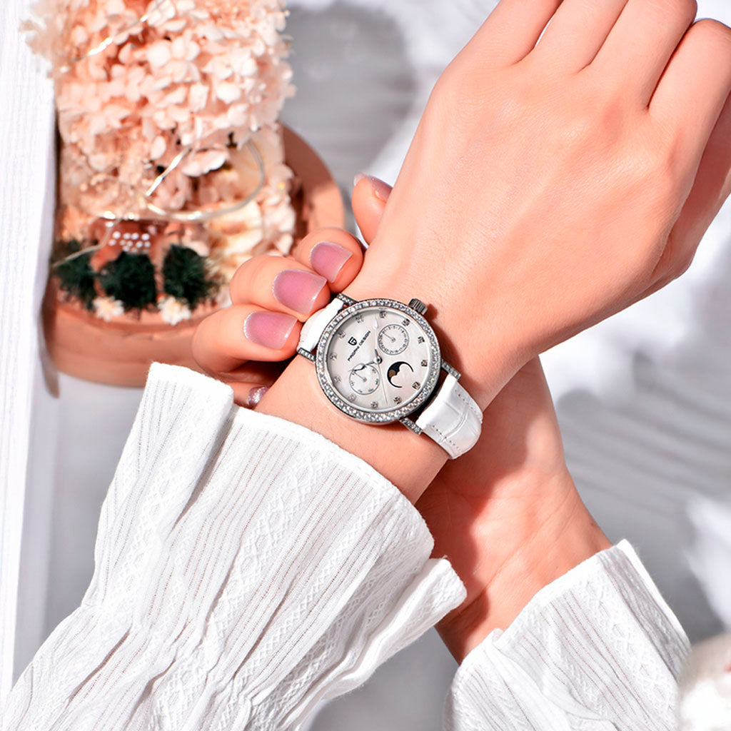 Relógio Feminino Pagani Design Orchid White - Pagani Design