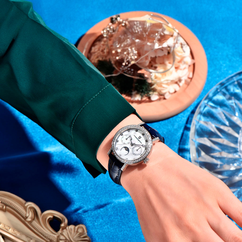 Relógio Feminino Pagani Design Orchid Blue - Pagani Design