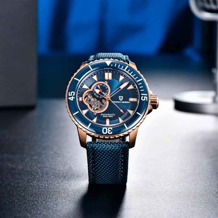 Pagani Design Atlantis Blue Rose - caixa e pulseira