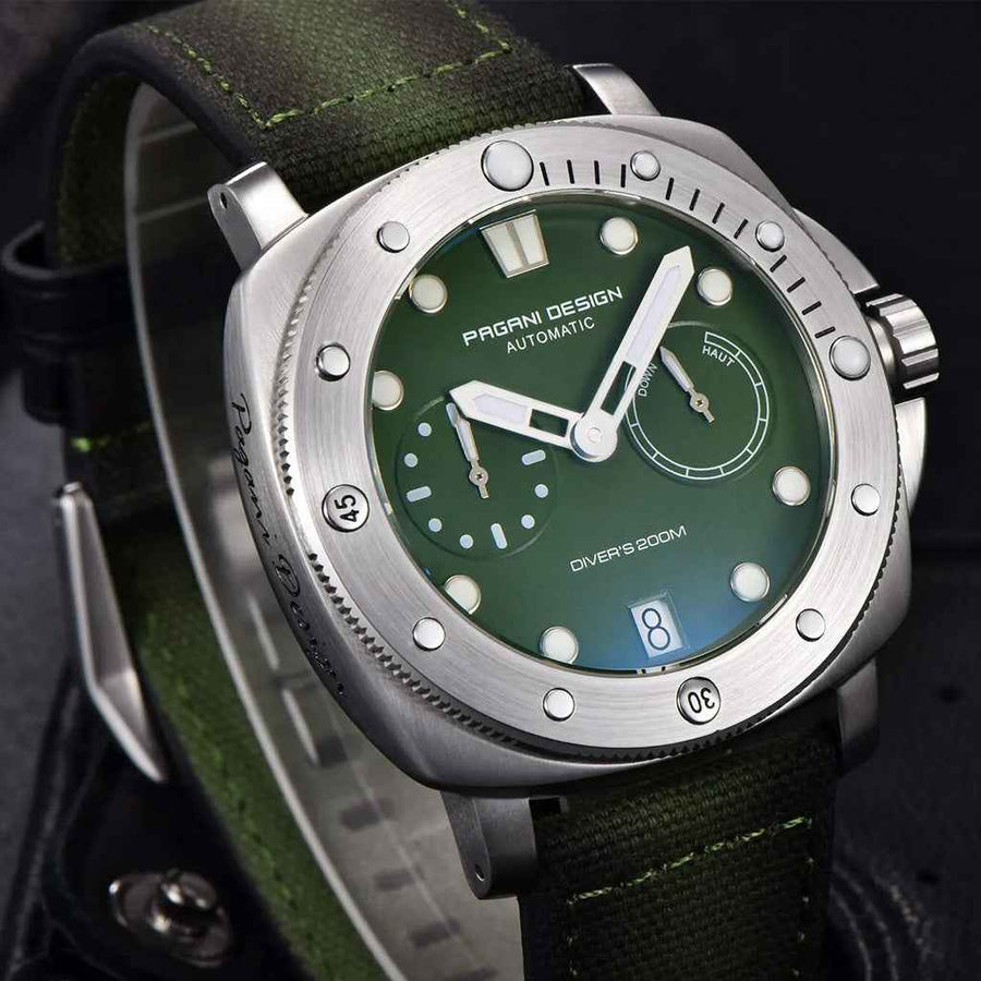 Pagani Design Numberg Green - caixa e pulseira