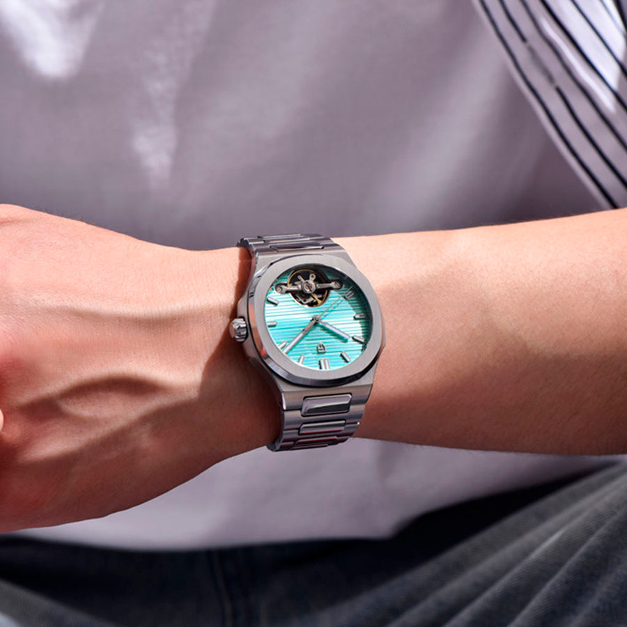 Pagani Design Esposito Silver Mint - caixa e pulseira