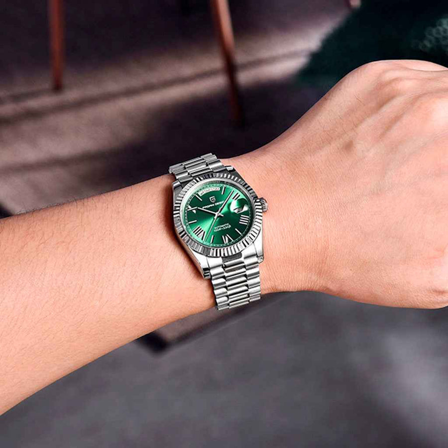 Pagani Design London Green - caixa e pulseira
