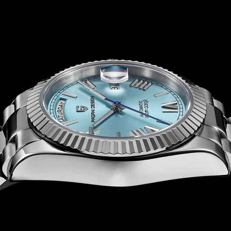 Pagani Design London Sky Blue - caixa e pulseira