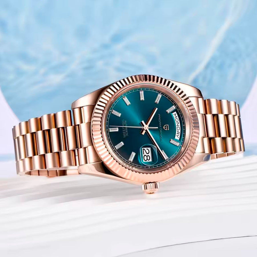 Pagani Design London Rose Blue - caixa e pulseira