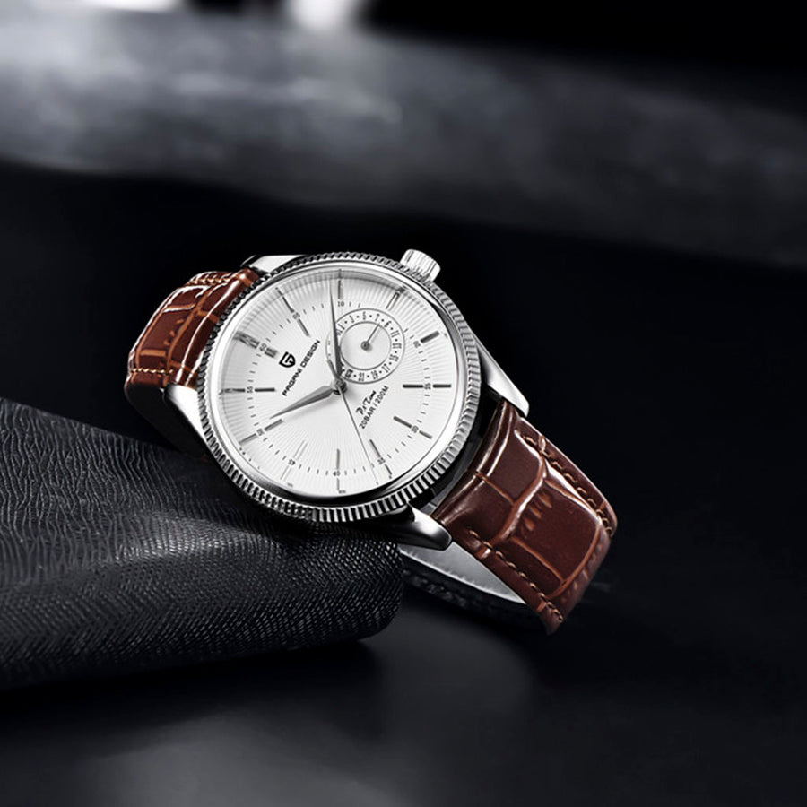 Pagani Design Luzzago Brown Silver - caixa e pulseira