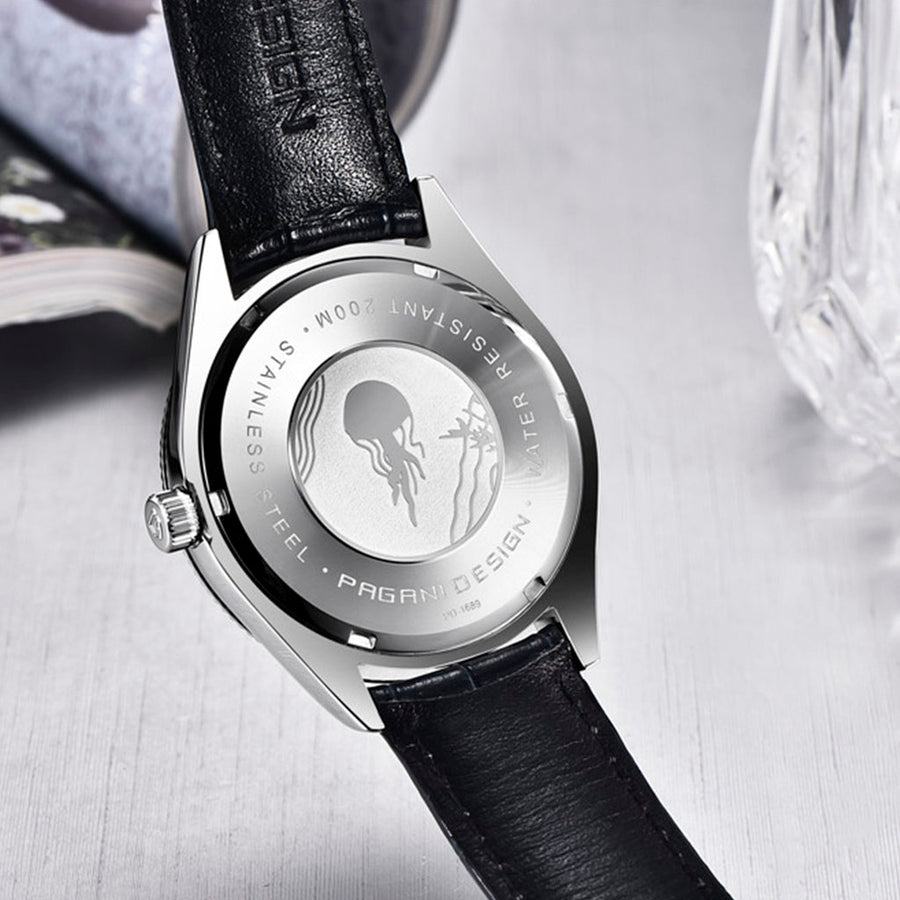 Pagani Design Luzzago Black Silver - caixa e pulseira