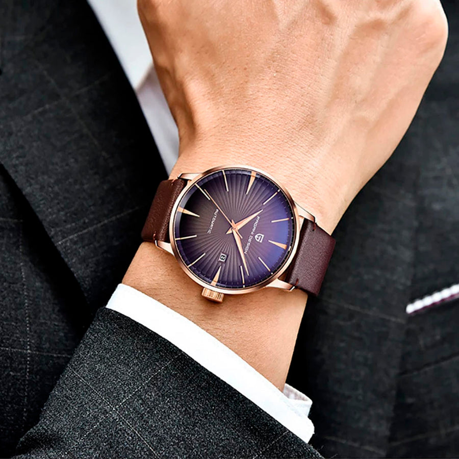 Pagani Design Lugano Purple Classic Edition - caixa e pulseira