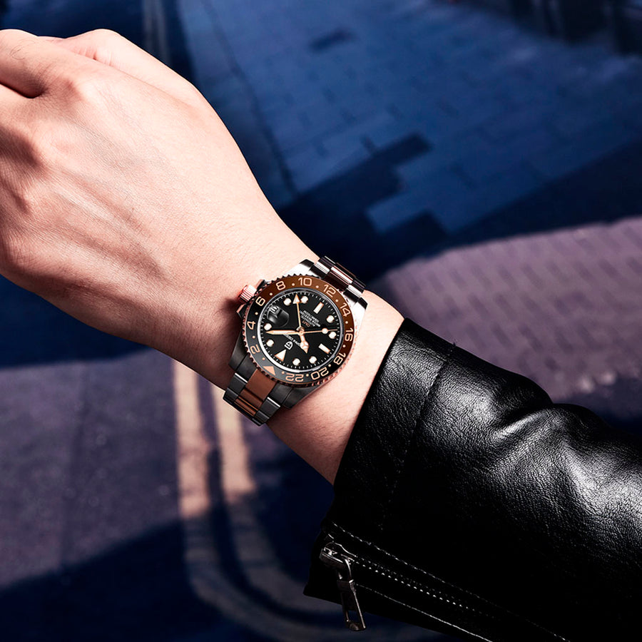 Pagani Design Pantheon Gold - caixa e pulseira