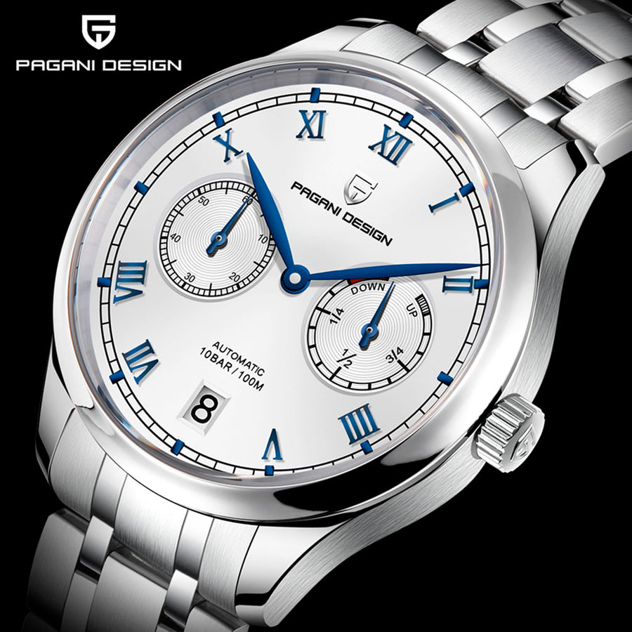 Pagani Design Roma Silver White - no pulso