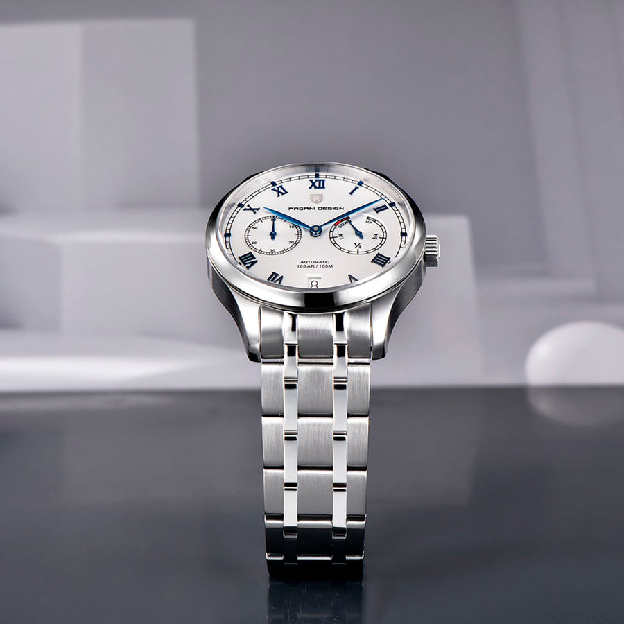 Pagani Design Roma Silver White - caixa e pulseira