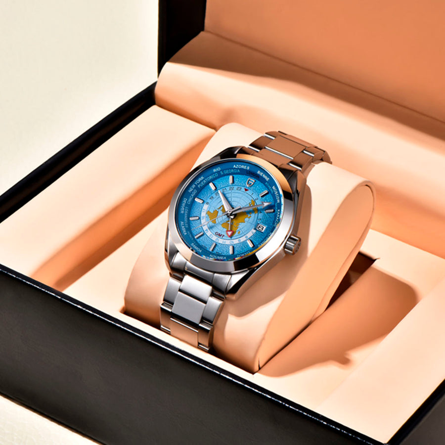 Pagani Design Travel Light Blue - caixa e pulseira