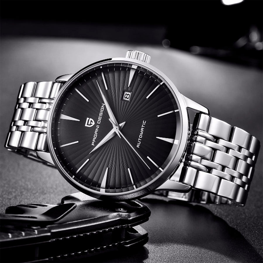 Pagani Design Lugano Black - caixa e pulseira