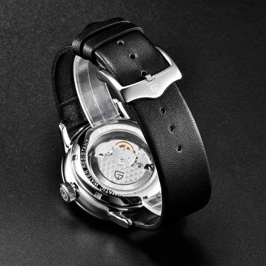 Pagani Design Lugano Black Classic Edition - caixa e pulseira