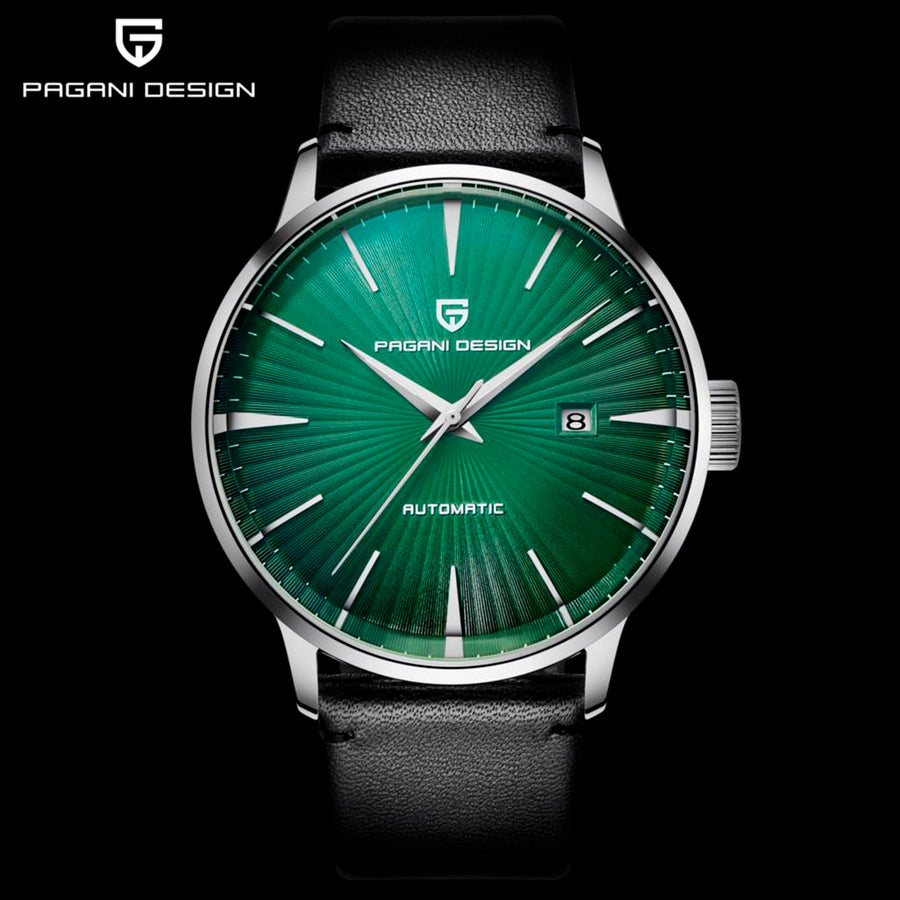Pagani Design Lugano Green Classic Edition - caixa e pulseira