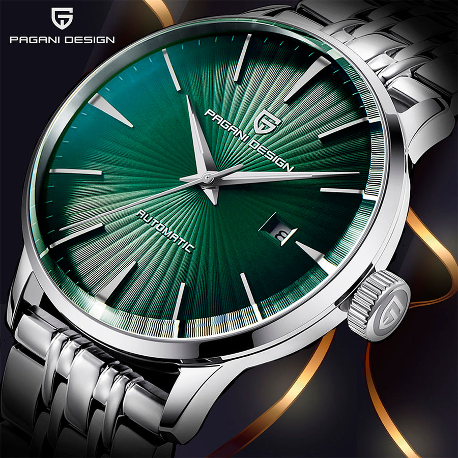 Pagani Design Lugano Green - caixa e pulseira