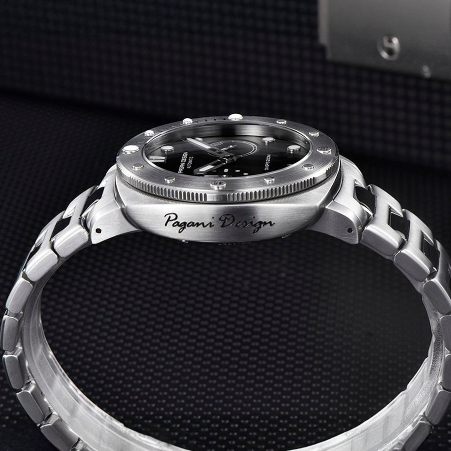 Pagani Design Numberg Black City Edition - caixa e pulseira