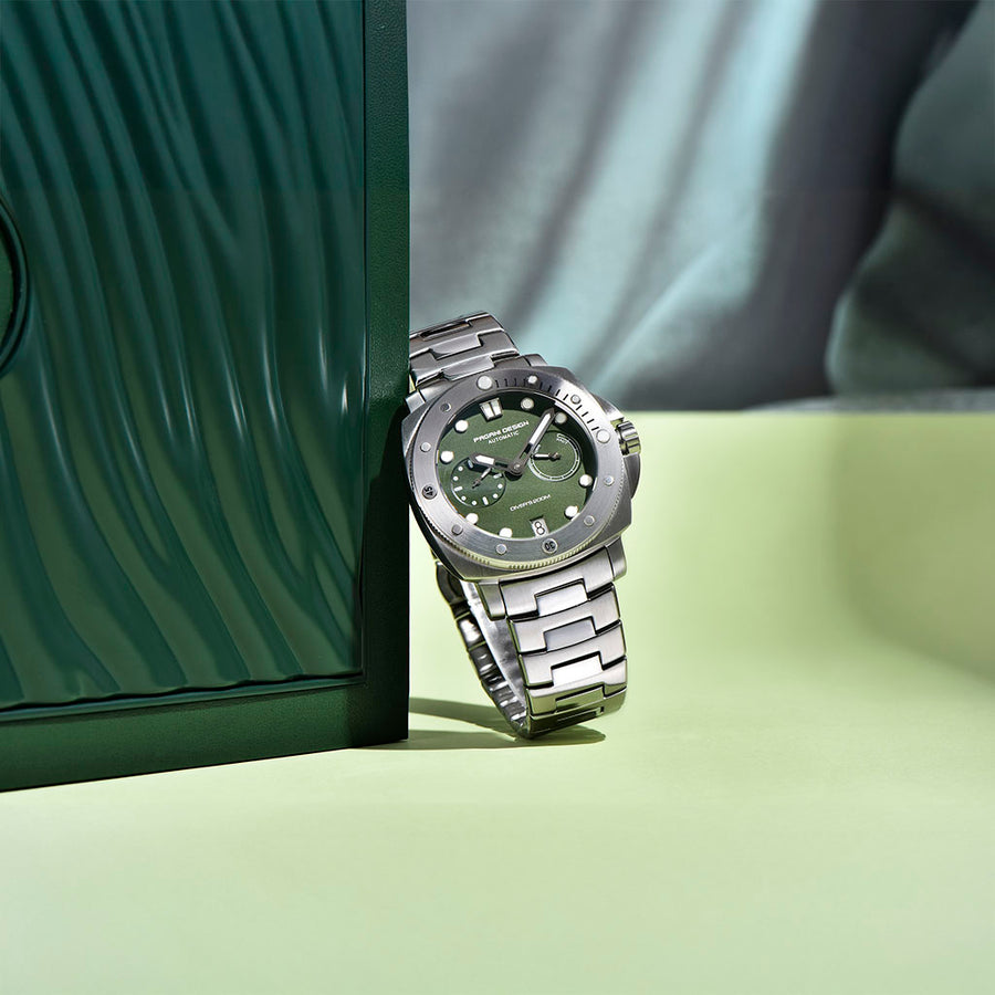 Pagani Design Numberg Green City Edition - caixa e pulseira
