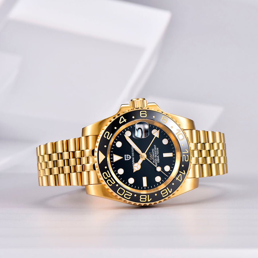 Pagani Design Pantheon Pure Gold - caixa e pulseira