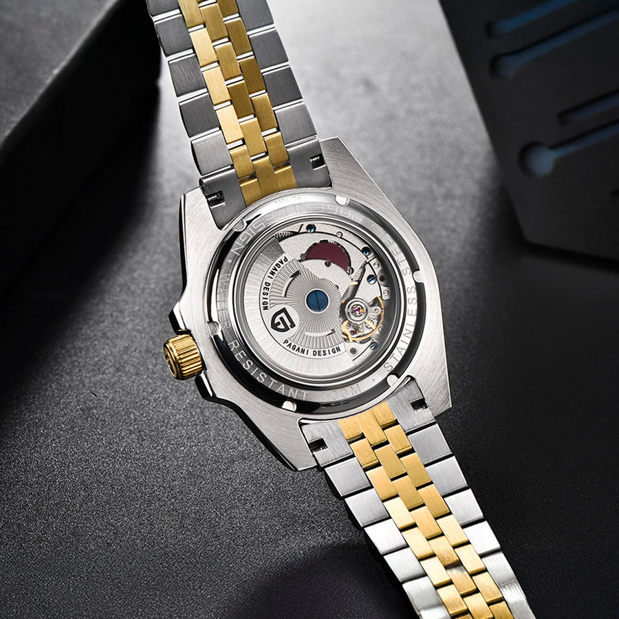 Pagani Design Pantheon Black Silver - caixa e pulseira
