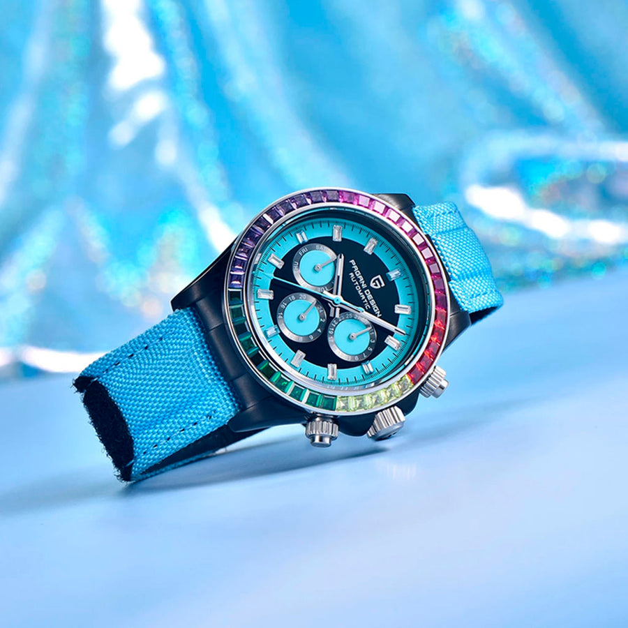 Pagani Design Riad Blue - caixa e pulseira