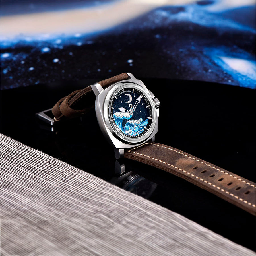 Pagani Design Wave Silver Brown - mostrador