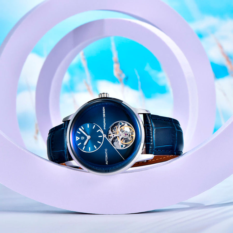 Pagani Design Tourbillon Blue - caixa e pulseira