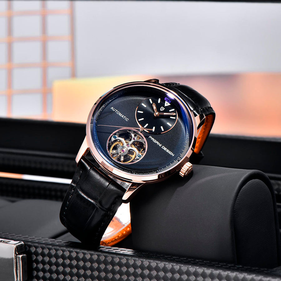 Pagani Design Tourbillon Gold Black - caixa e pulseira