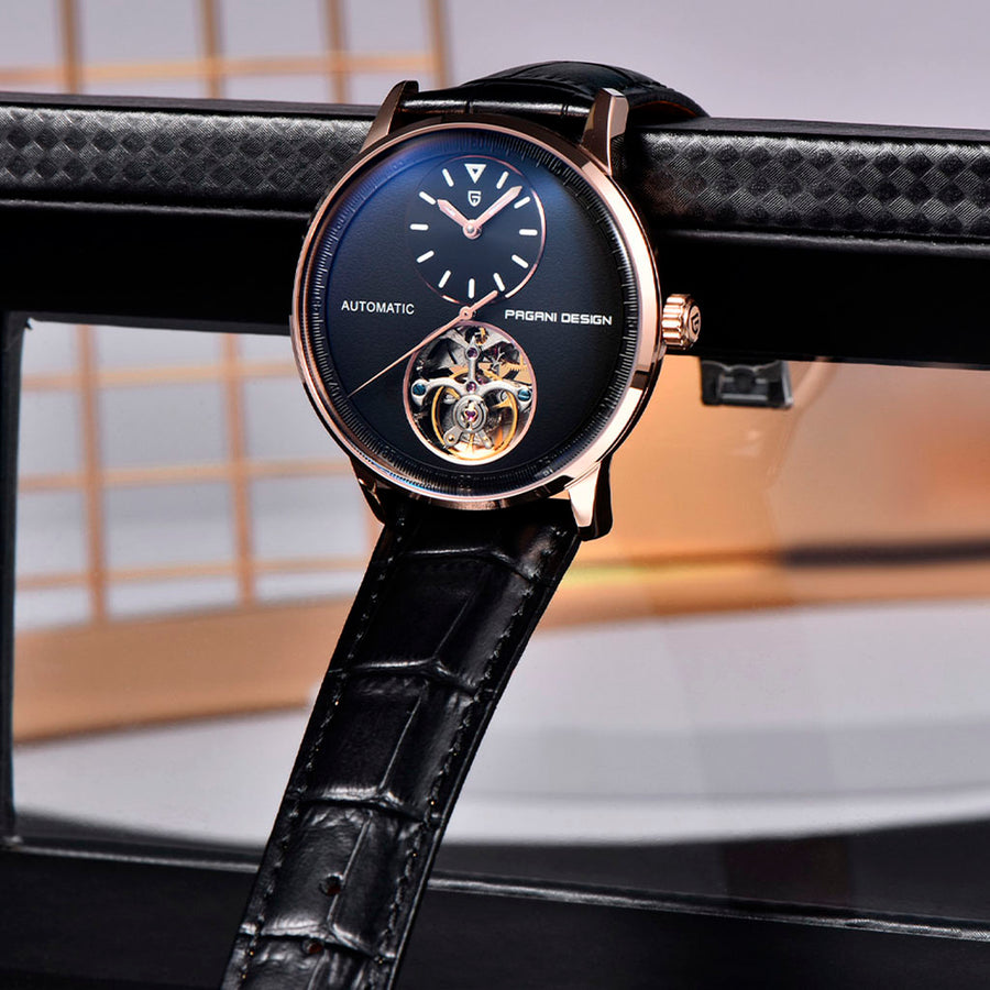 Pagani Design Tourbillon Gold Black - acabamento