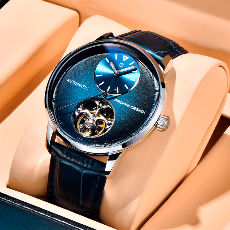 Pagani Design Tourbillon Blue - acabamento