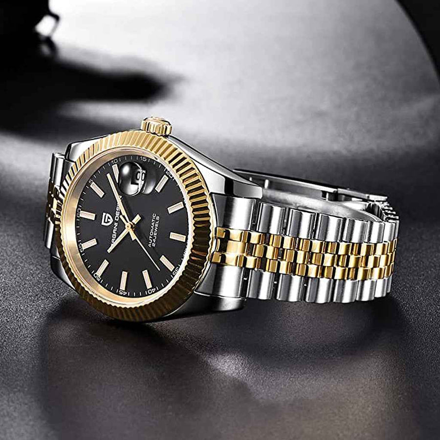Pagani Design Giovanni Gold Black - caixa e pulseira