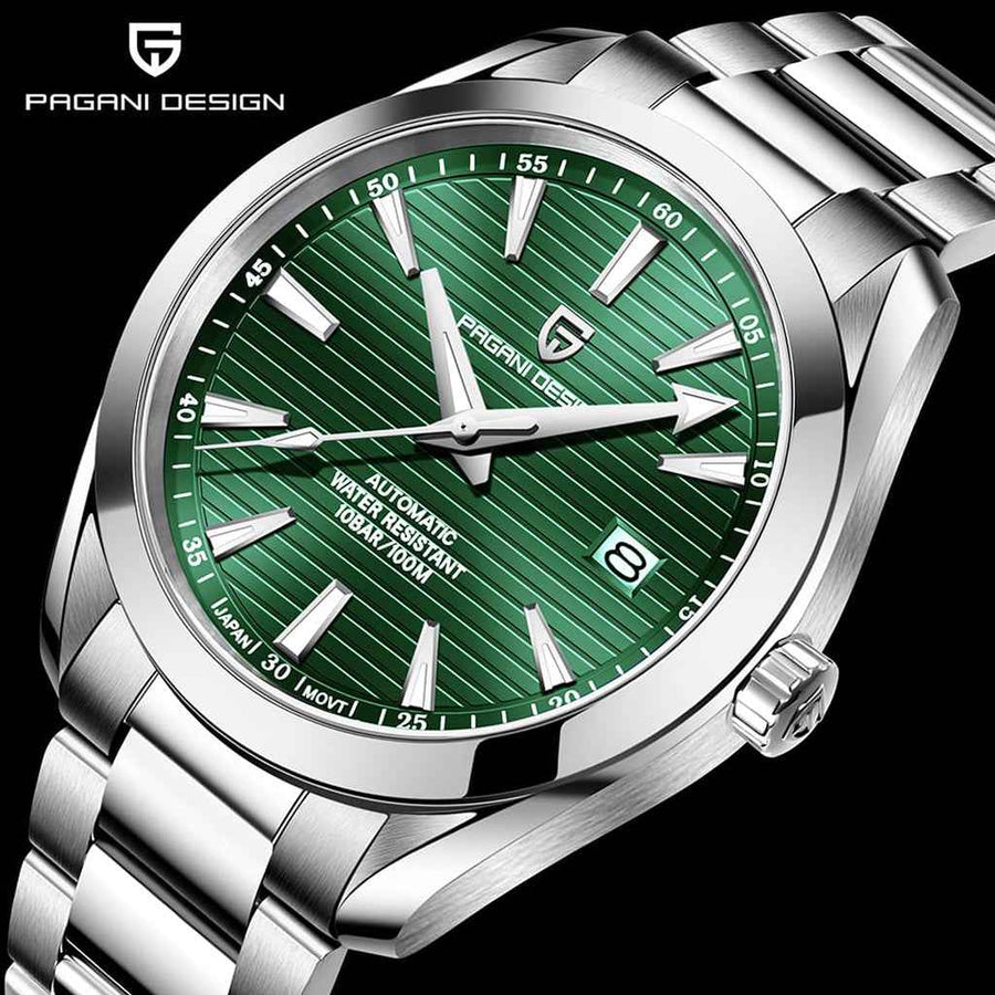 Pagani Design Pollo Green - caixa e pulseira